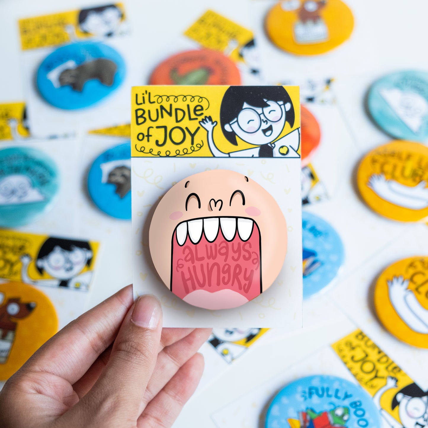 Always Hungry02 Button Badge