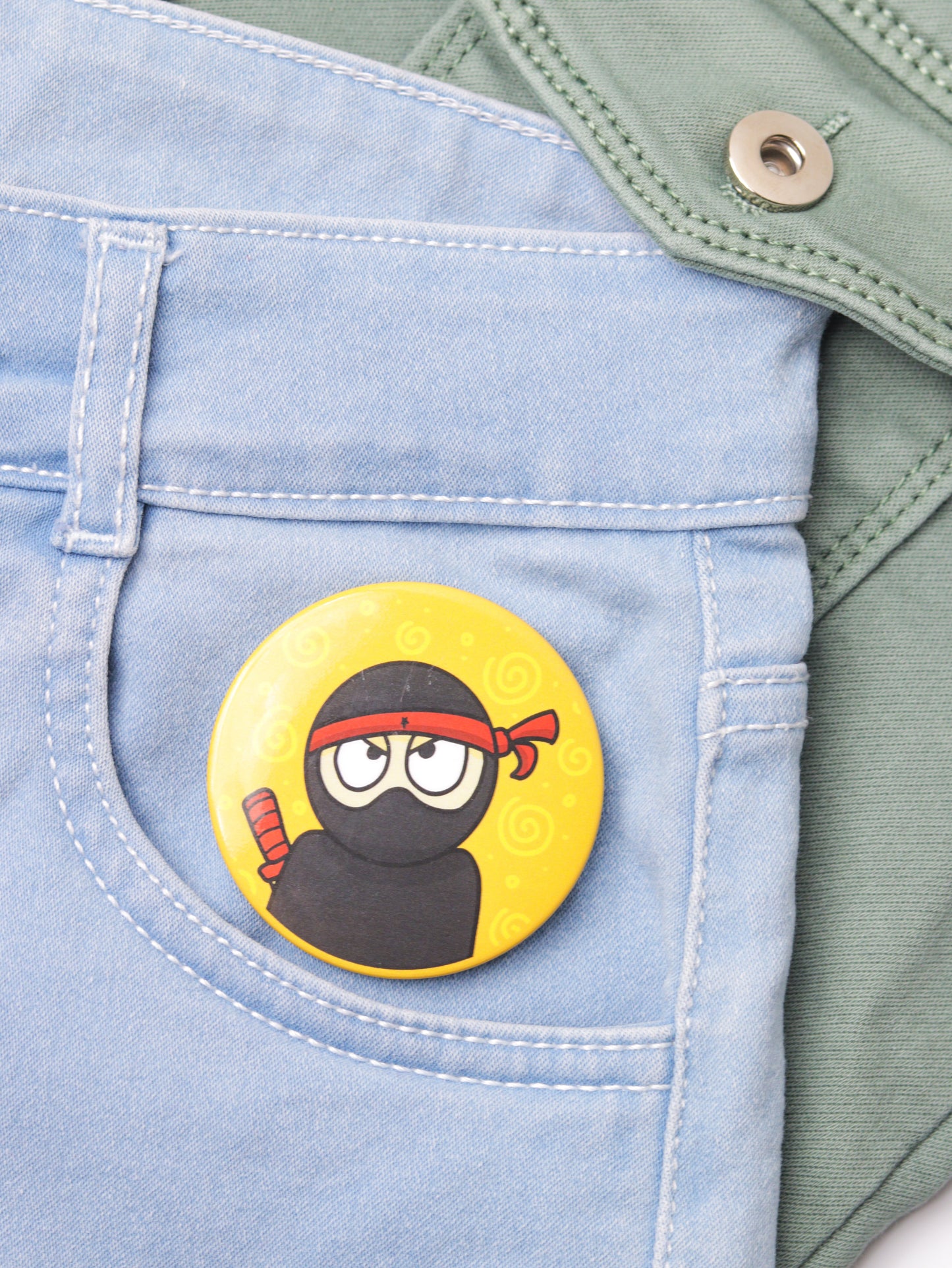 Ninja Button Badge