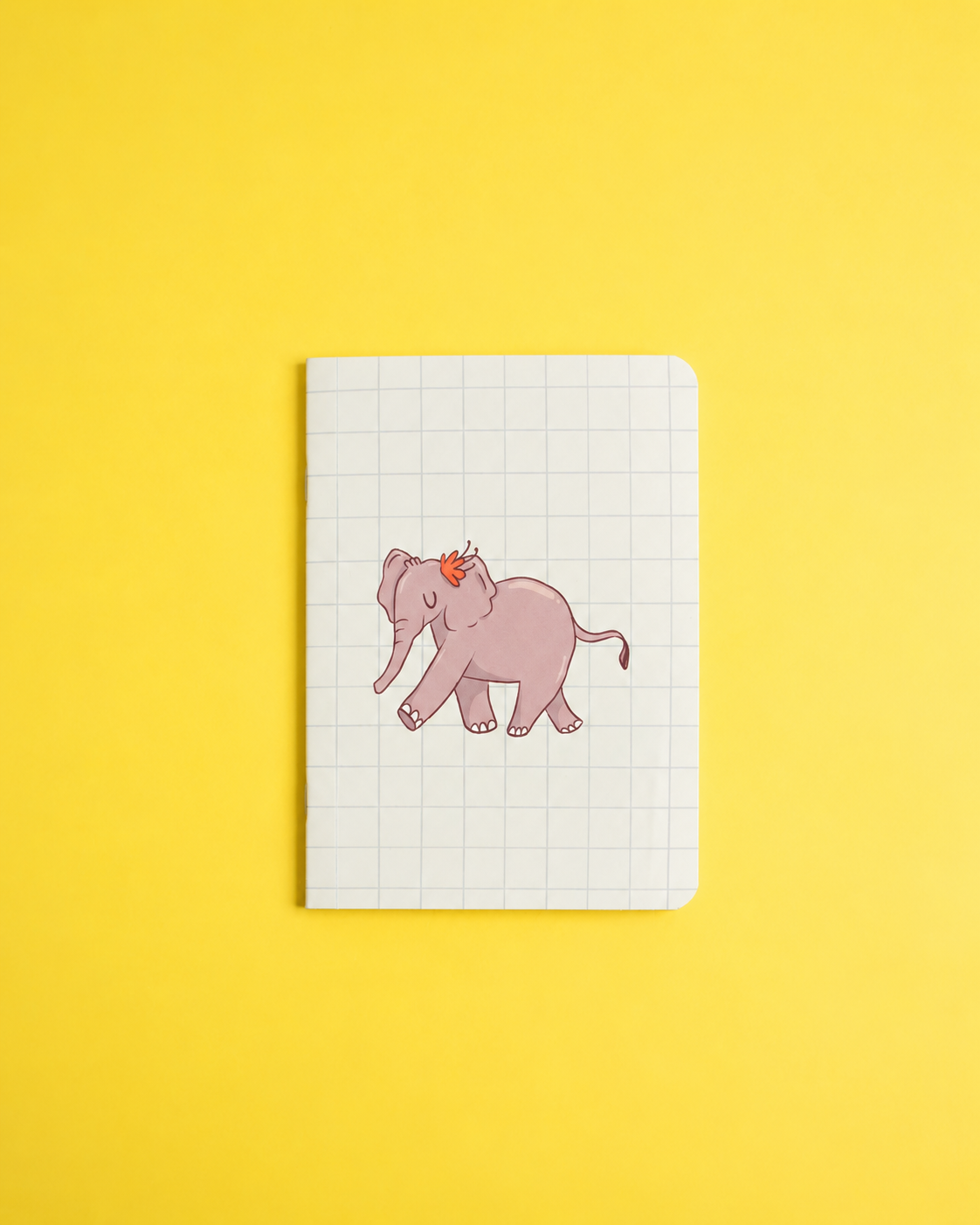 A6 Unruled Jotbook - Elephant Love