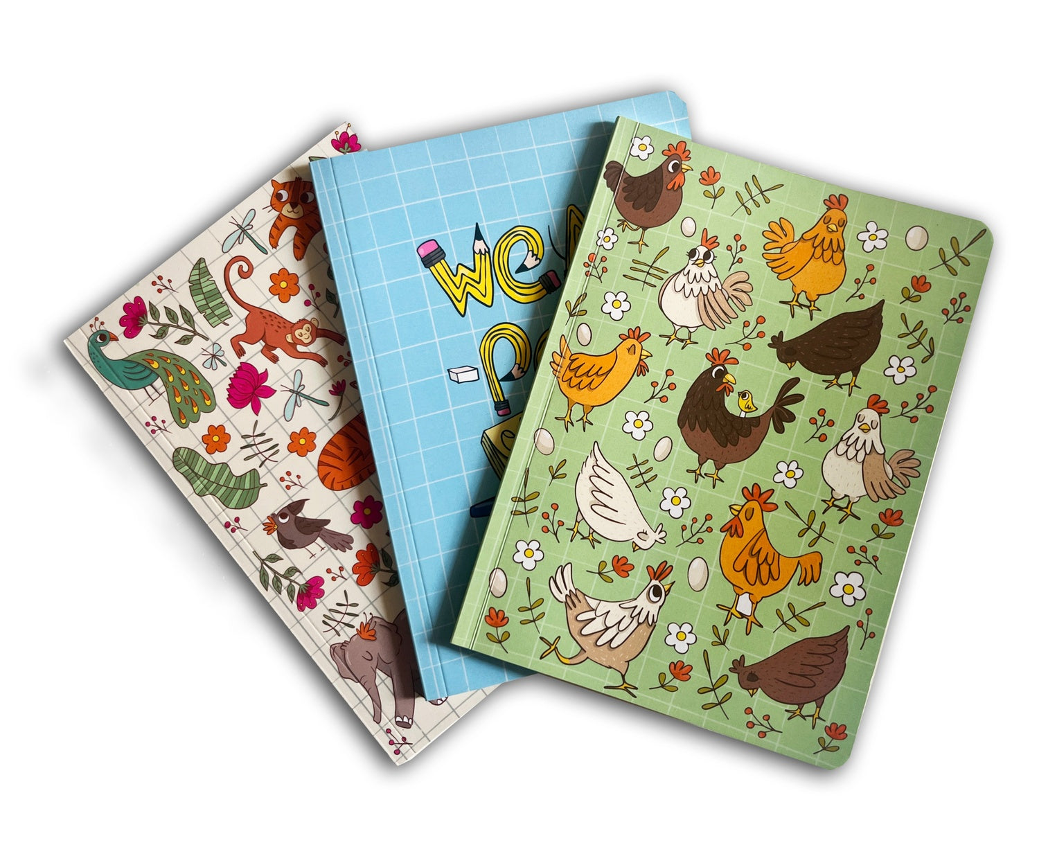 Notebook Compo A5 Ruled Notebook Combo - Set of 3 – Doodleholic