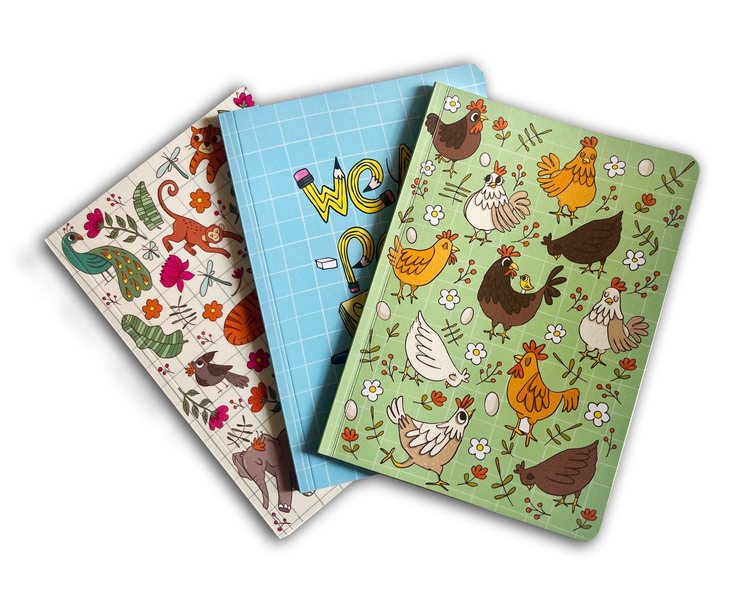 A5 Ruled Notebook Combo - Set of 3