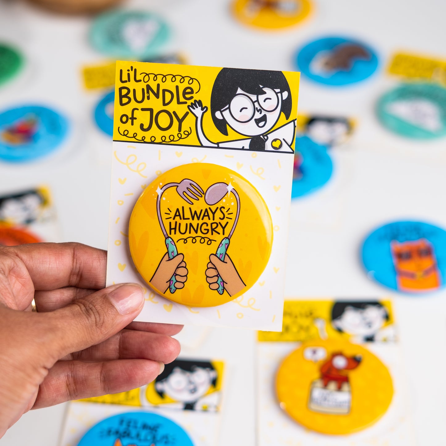 Always Hungry Button Badge