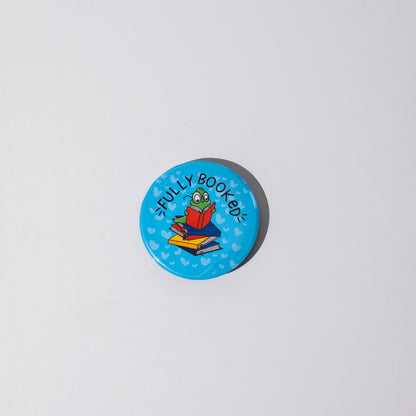 Fully Booked Button Badge