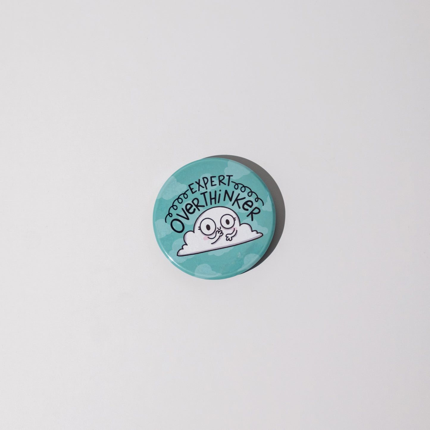 Expert Overthinker Button Badge