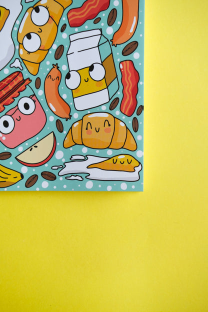 Breakfast Journal A5 Dotgrid Notebook