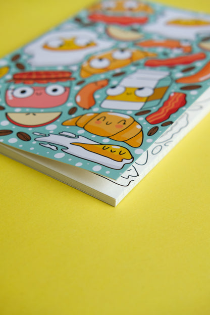 Breakfast Journal A5 Dotgrid Notebook