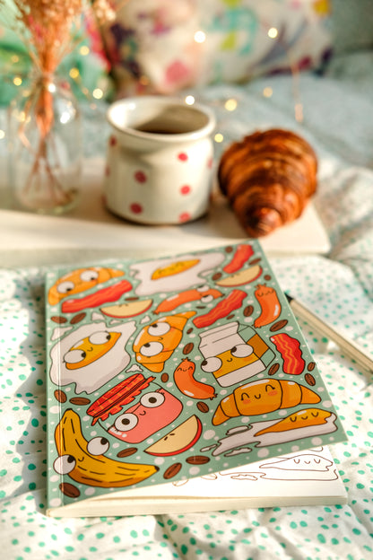 Breakfast Journal A5 Dotgrid Notebook